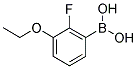 3-ETHOXY-2-FLUOROPHENYLBORONIC ACID Struktur