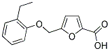 5-[(2-ETHYLPHENOXY)METHYL]-2-FUROIC ACID Struktur