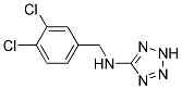 (3,4-DICHLORO-BENZYL)-(2H-TETRAZOL-5-YL)-AMINE Struktur