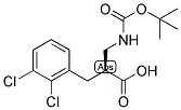 (S)-2-(TERT-BUTOXYCARBONYLAMINO-METHYL)-3-(2,3-DICHLORO-PHENYL)-PROPIONIC ACID Struktur