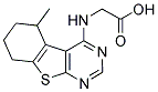 (5-METHYL-5,6,7,8-TETRAHYDRO-BENZO[4,5]THIENO[2,3-D]PYRIMIDIN-4-YLAMINO)-ACETIC ACID Struktur