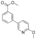 METHYL 3-(6-METHOXY-3-PYRIDINYL)BENZOATE Struktur