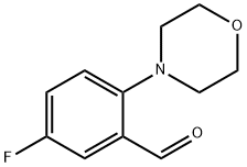 5-FLUORO-2-(N-MORPHOLINO)-BENZALDEHYDE Struktur