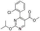 METHYL-2-ISOPROPOXY-4-(2-CHLOROPHENYL)-5-PYRIMIDINE CARBOXYLATE Struktur