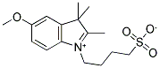 5-METHOXY-1-(4-SULFOBUTYL)-2,3,3-TRIMETHYLINDOLIUM, INNER SALT Struktur