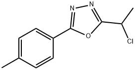 2-(1-CHLOROETHYL)-5-(4-METHYLPHENYL)-1,3,4-OXADIAZOLE Struktur