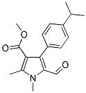 METHYL 5-FORMYL-4-(4-ISOPROPYLPHENYL)-1,2-DIMETHYL-1H-PYRROLE-3-CARBOXYLATE Structure