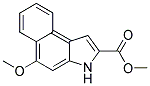 5-METHOXY-3H-BENZO[E]INDOLE-2-CARBOXYLIC ACID METHYL ESTER Struktur