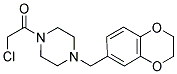 1-(CHLOROACETYL)-4-(2,3-DIHYDRO-1,4-BENZODIOXIN-6-YLMETHYL)PIPERAZINE Struktur