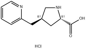 (S)-GAMMA-(2-PYRIDINYLMETHYL)-L-PROLINE-2HCL Struktur