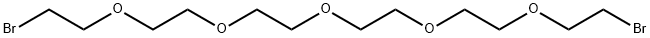 3,6,9,12,15-PENTAOXAHEPTADECANE-1,17-DIYL BIS-BROMIDE Structure