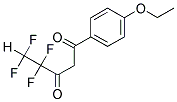 1-(4-ETHOXYPHENYL)-4,4,5,5-TETRAFLUOROPENTANE-1,3-DIONE Struktur