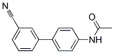 N-(3'-CYANO[1,1'-BIPHENYL]-4-YL)ACETAMIDE Struktur