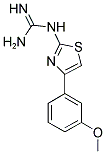 N-[4-(3-METHOXY-PHENYL)-THIAZOL-2-YL]-GUANIDINE Struktur