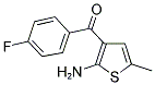 2-AMINO-3-FLUOROBENZOYL-5-METHYLTHIOPHENE Struktur