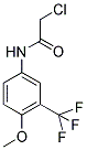 2-CHLORO-N-[4-METHOXY-3-(TRIFLUOROMETHYL)PHENYL]ACETAMIDE Struktur