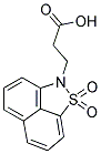 3-(1,1-DIOXIDO-2H-NAPHTHO[1,8-CD]ISOTHIAZOL-2-YL)PROPANOIC ACID Struktur