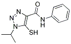 1-ISOPROPYL-5-MERCAPTO-N-PHENYL-1H-1,2,3-TRIAZOLE-4-CARBOXAMIDE Struktur