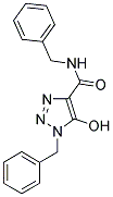 N,1-DIBENZYL-5-HYDROXY-1H-1,2,3-TRIAZOLE-4-CARBOXAMIDE Struktur