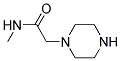 N-METHYL-2-PIPERAZIN-1-YLACETAMIDE Structure