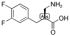 (S)-2-AMINOMETHYL-3-(3,4-DIFLUORO-PHENYL)-PROPIONIC ACID Struktur