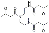 ACETOACETBIS[2-(ACETOACETAMIDO)ETHYL]AMIDE Struktur