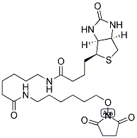 N-BIOTINYLCAPROYLAMINOCAPROYL N-HYDROXYSUCCINIMIDE Struktur