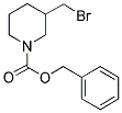 BENZYL 3-(BROMOMETHYL)PIPERIDINE-1-CARBOXYLATE Struktur