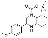 3-(4-METHOXY-PHENYL)-OCTAHYDRO-QUINOXALINE-1-CARBOXYLIC ACID TERT-BUTYL ESTER Struktur