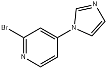 2-BROMO-4-IMIDAZOL-1-YL-PYRIDINE Struktur