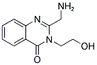 2-AMINOMETHYL-3-(2-HYDROXY-ETHYL)-3H-QUINAZOLIN-4-ONE Struktur