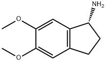 (R)-5,6-DIMETHOXY-2,3-DIHYDRO-1H-INDEN-1-AMINE Struktur