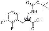 (R)-2-(TERT-BUTOXYCARBONYLAMINO-METHYL)-3-(2,3-DIFLUORO-PHENYL)-PROPIONIC ACID Struktur