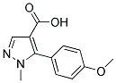 5-(4-METHOXY-PHENYL)-1-METHYL-1H-PYRAZOLE-4-CARBOXYLIC ACID Struktur