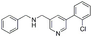 N-BENZYL-1-[5-(2-CHLOROPHENYL)PYRIDIN-3-YL]METHANAMINE Struktur