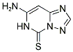 7-AMINO[1,2,4]TRIAZOLO[1,5-C]PYRIMIDINE-5(6H)-THIONE Struktur