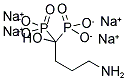 (4-AMINO-1-HYDROXY-1-PHOSPHONO-BUTYL)-PHOSPHONIC ACID, SODIUM SALT Struktur