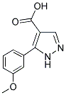 5-(3-METHOXY-PHENYL)-1H-PYRAZOLE-4-CARBOXYLIC ACID Struktur