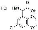 2-AMINO-2-(5-CHLORO-2,3-DIMETHOXYPHENYL)ACETIC ACID HYDROCHLORIDE Struktur