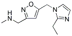 (5-[(2-ETHYL-1H-IMIDAZOL-1-YL)METHYL]-3-ISOXAZOLYL)-N-METHYLMETHANAMINE Struktur