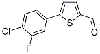 5-(4-CHLORO-3-FLUOROPHENYL)-2-THIOPHENECARBALDEHYDE Struktur