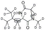 N-ACETYL-D3-L-LEUCINE-D10-N-METHYL-D3-AMIDE Struktur