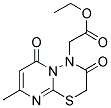 ETHYL (8-METHYL-3,6-DIOXO-2,3-DIHYDRO-4H,6H-PYRIMIDO[2,1-B][1,3,4]THIADIAZIN-4-YL)ACETATE Struktur