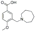 3-(1-AZEPANYLMETHYL)-4-METHOXYBENZOIC ACID Struktur