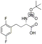 (S)-2-TERT-BUTOXYCARBONYLAMINO-4-(2,5-DIFLUORO-PHENYL)-BUTYRIC ACID Struktur