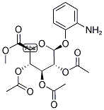 2-AMINOPHENYL 2,3,4-TRI-O-ACETYL-BETA-D-GLUCURONIDE, METHYL ESTER Struktur