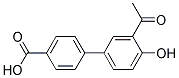 3'-ACETYL-4'-HYDROXY-BIPHENYL-4-CARBOXYLIC ACID Struktur