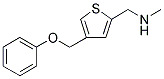 N-METHYL[4-(PHENOXYMETHYL)-2-THIENYL]METHANAMINE Struktur