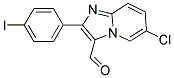 6-CHLORO-2-(4-IODOPHENYL)IMIDAZO[1,2-A]PYRIDINE-3-CARBALDEHYDE Struktur