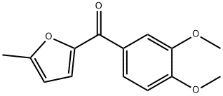 (3,4-DIMETHOXY-PHENYL)-(5-METHYL-FURAN-2-YL)-METHANONE Struktur